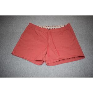 The North Face Casual Shorts Womens Size XL Draw Strings Khakis Pink Cotton